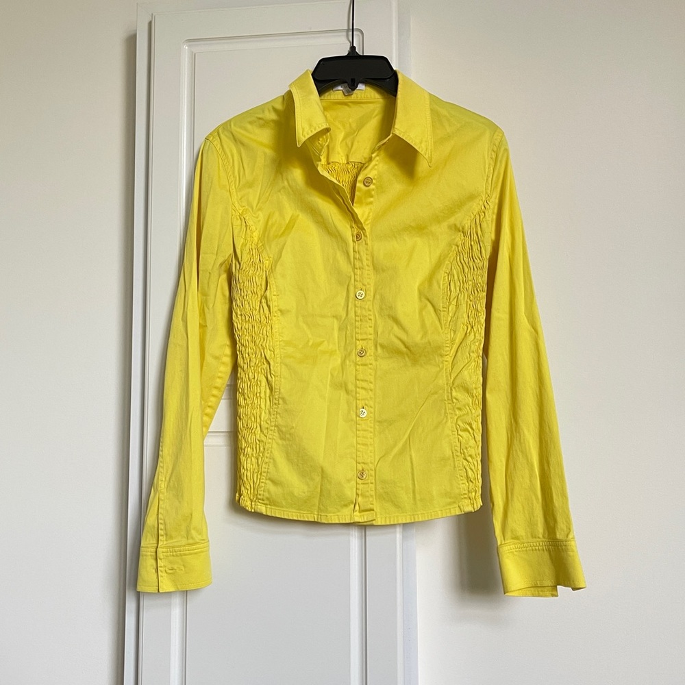 Vintage Escada Longsleeve Ruched Buttoned Down